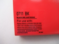 Tintenpatrone kompatibel zu Epson Schwarz/ T0 711 - 16,2 ml Dulin